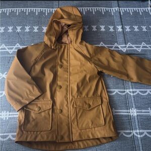 Rise Little Earthling Mustard Rain Jacket